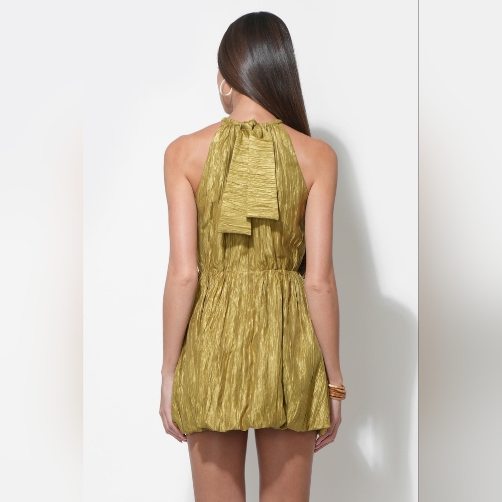 Adelyn Rae Chartreuse Mini Dress - Picture 7 of 8